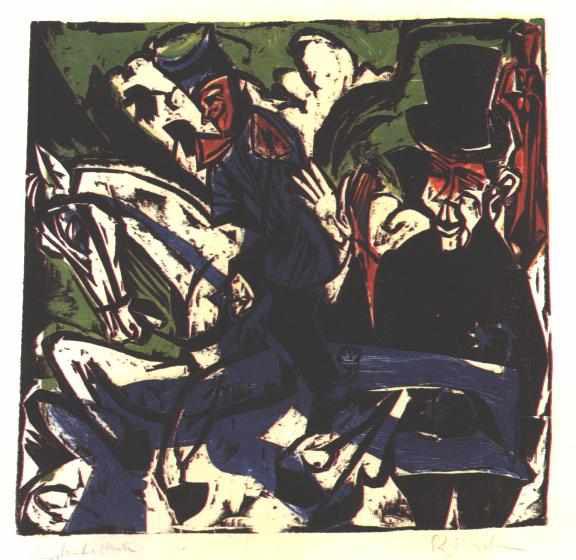 Ernst Ludwig Kirchner Schlemihls entcounter with small grey man